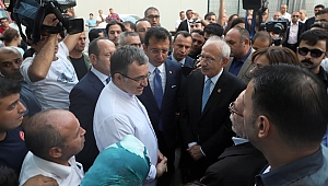 Ekrem İmamoğlu Yangından Etkilenen İtfaiye Erini Ziyaret Etti