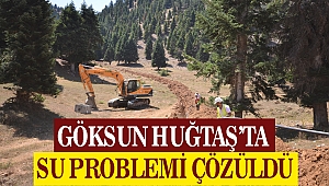 Göksun Huğtaş’ta Su Problemi Çözüldü