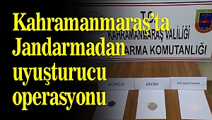 Jandarmadan uyuşturucu operasyonu