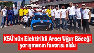 KSÜ’nün Elektirikli Aracı Uğur Böceği yarışmanın favorisi oldu