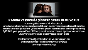 Samsung’dan şiddet karşıtı hareket!