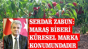 Zabun: Maraş Biberi Küresel Marka Konumundadır