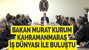 Bakan Murat Kurum Kahramanmaraş İş Dünyası İle Buluştu