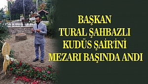 Başkan Şahbazlı Kudüs Şair'ini Mezarı Başında Andı