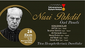 Büyükşehirden Nuri Pakdil Paneli