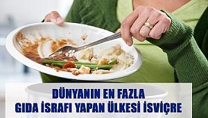 Dünyanın En Fazla Gıda İsrafı Yapan Ülkesi İsviçre