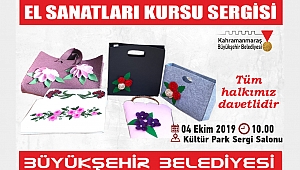 El Sanatları Sergisi Açılıyor