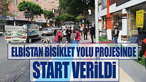 Elbistan Bisiklet Yolu Projesinde Start Verildi