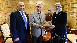 Eski Bakan ve eski Milletvekili Ramazanoğlu çifti KSÜ’yü Ziyaret Etti