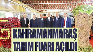Kahramanmaraş Tarım Fuarı Açıldı