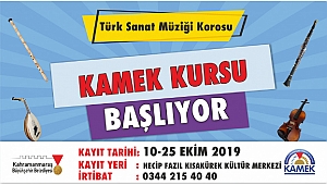 KAMEK’ten iki kurs daha