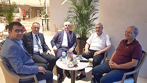 KSÜ Rektörü Can, Makedonya Uluslararası Vizyon Üniversitesi Rektörü Prof. Dr. Fadıl Hoca İle Bir Araya Geldi