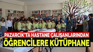 Pazarcık’ta Hastane Çalışanlarından Öğrencilere Kütüphane