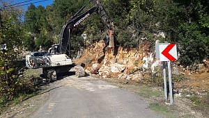 Andırın’da Yol Genişletme Çalışmaları Başladı