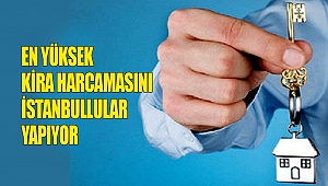 En Yüksek Kira Harcamasını İstanbullular Yapıyor