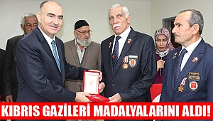 Gaziler Madalyalarına Ulaştı