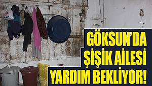 Göksun’da şişik ailesi yardım bekliyor!