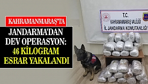 Jandarma’dan Dev Operasyon: 46 Kilogram Esrar