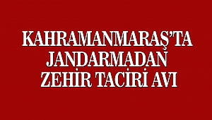 Kahramanmaraş’ta Jandarmadan zehir taciri avı