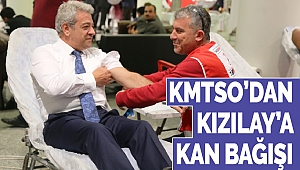 KMTSO'dan Kızılay'a Kan Bağışı