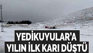 Yedikuyular’a Yılın İlk Karı Düştü