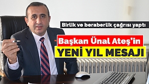Başkan Ateş’ten yeni yıl mesajı!