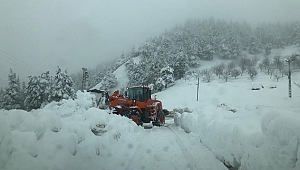 Büyükşehir’in Karla Mücadelesi Devam Ediyor