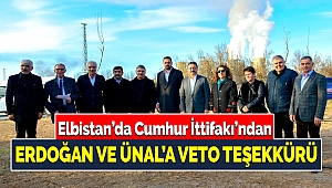 Elbistan’da Cumhur İttifakı’ndan Erdoğan Ve Ünal’a Veto Teşekkürü