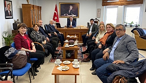 Rektör Can, Bozcaada Kaymakamı ve Geyikli Belediye Başkanını Ziyaret Etti