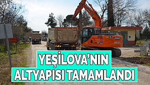 Yeşilova’nın Altyapısı Tamamlandı