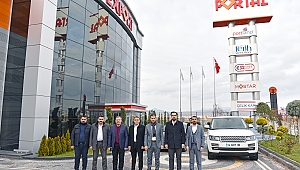 Başkan Aydın'dan Portal Çelik Kapıya Ziyaret