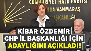 Kibar Özdemir CHP İl Başkanlığı İçin Adaylığını Açıkladı!
