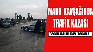 MADO kavşağında trafik kazası