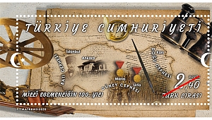 Ptt Aş’den “Millî Egemenliğin 100. Yılı” Konulu Anma Pulu