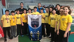 SANKO Okulları Yüzmede 59 Madalya Ve 2 Kupa Kazandı