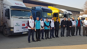 Ümmetin Yetimi İdlib İçin 7 Tır Yardım