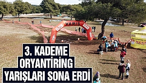 3. Kademe Oryantiring Yarışları Sona Erdi