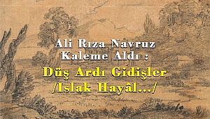 Ali Rıza Navruz Kaleme Aldı : Düş Ardı Gidişler /Islak Hayâl…/