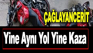 Çağlayancerit'te Trafik Kazası