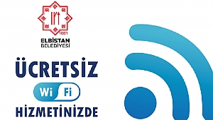 Elbistan Belediyesi’nden Ücretsiz Wi-Fi Hizmeti