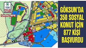 Göksun’da 350 Sosyal Konut İçin 877 Kişi Başvurdu
