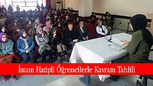 İmam Hatipli Öğrencilerle Kavram Tahlili