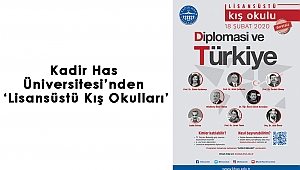 Kadir Has Üniversitesi’nden ‘Lisansüstü Kış Okulları