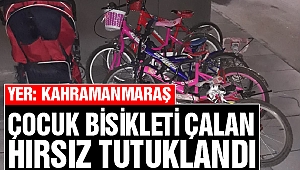Kahramanmaraş'ta Çocuk Bisikleti Çalan Hırsız Tutuklandı