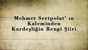 Mehmet Sertpolat’ ın Kaleminden Kardeşliğin Rengi Şiiri