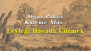 Oğuz Paköz Kaleme Aldı : Leyleği Havada Görmek