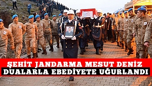 Şehit Jandarma Mesut Deniz Dualarla Ebediyete Uğurlandı