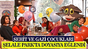 Şehit ve Gazi Çocukları Şelale Park’ta Doyasıya Eğlendi