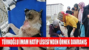 Türkoğlu İmam Hatip Lisesi’nden örnek davranış