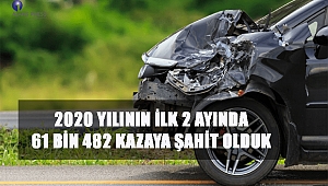 2020 Yılının İlk 2 Ayında 61 Bin 482 Kazaya Şahit Olduk